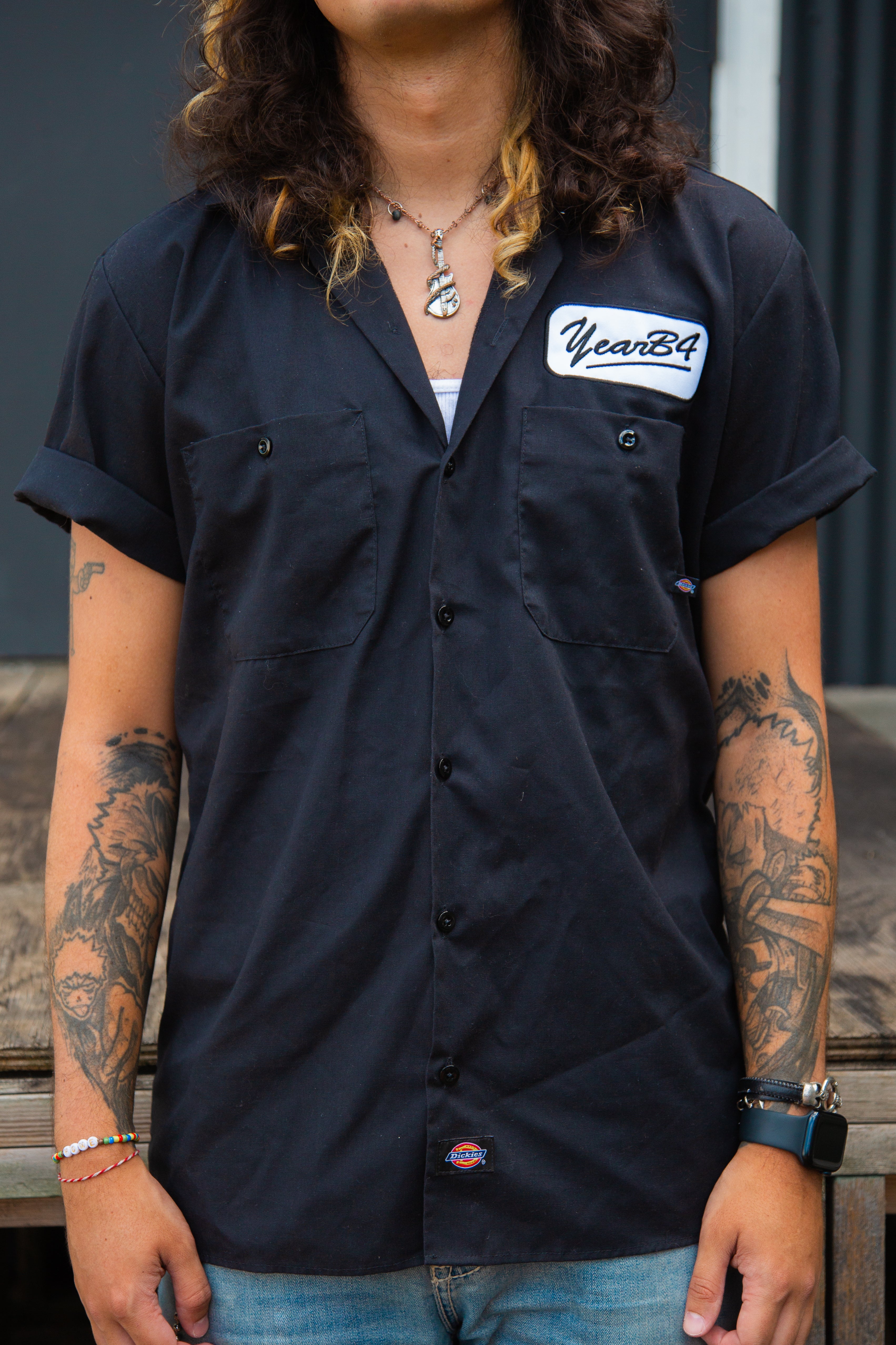 YEARB4 Logo work shirt